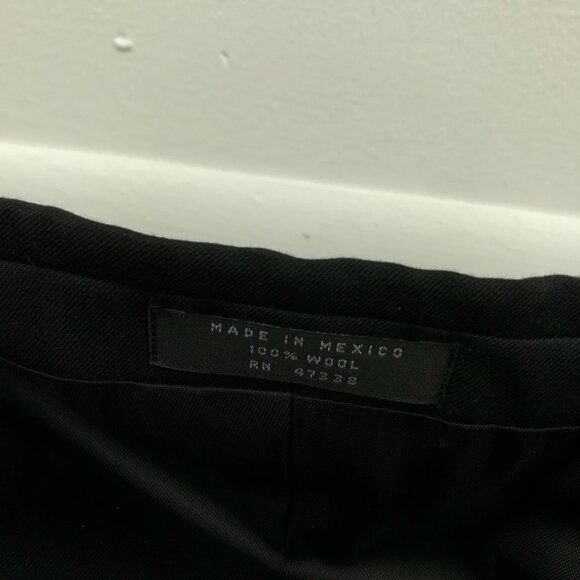 Jones New York Tuxedo Suit Wool 48R Three Button Black 38x31 - Picture 8 of 16